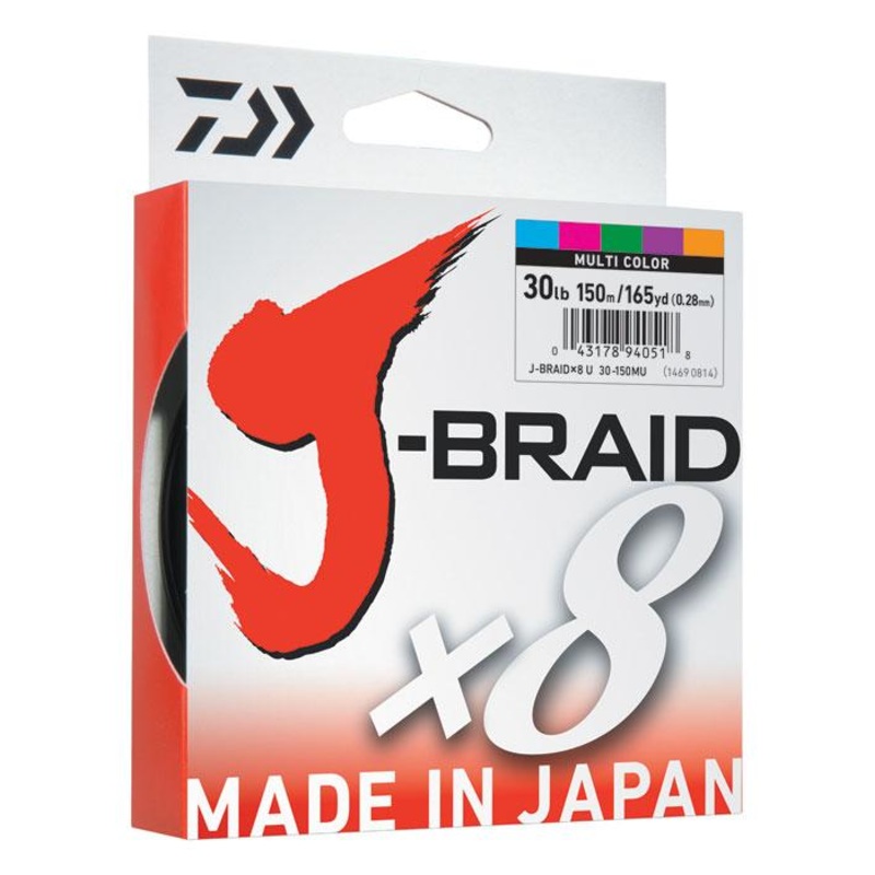 Daiwa J-Braid x8 8lb (Dark Green)
