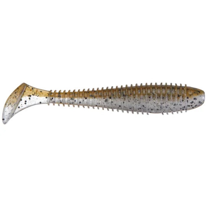 Keitech 3.8 FAT Swing Impact (Green Pumpkin PP.Shad)