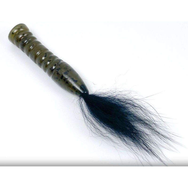 Rabid Baits 3'' Fox Tail (Green Pumpkin Black)