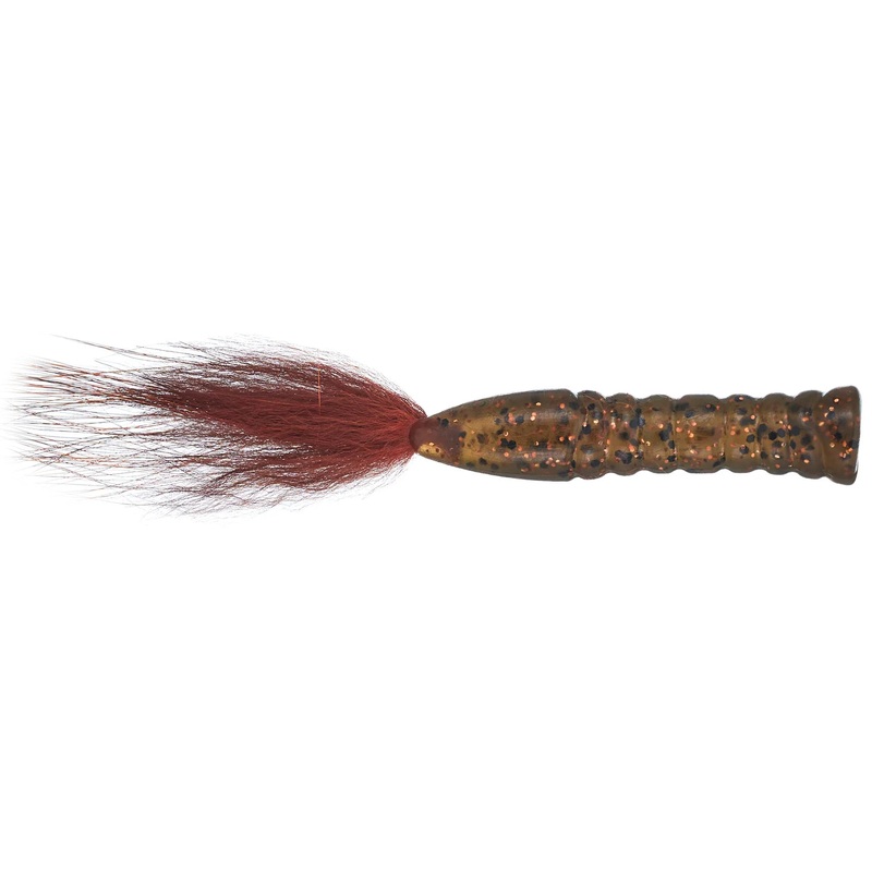 Rabid Baits 3'' Fox Tail (Green Pumpkin Orange)
