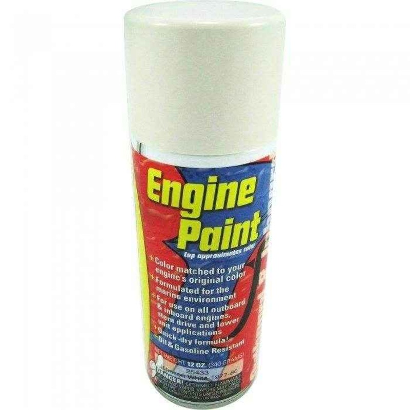 Moeller Marine Johnson Evinrude White Spray Paint 025433