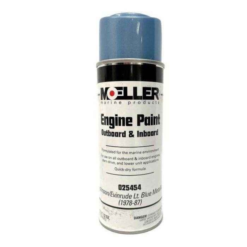Spray Paint Johnson Evinrude Light Blue Metallic | Moeller Marine 025454