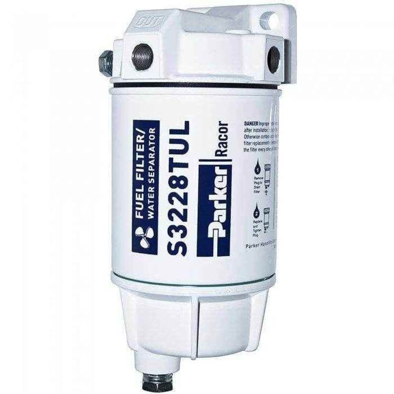 10 Micron Gasoline Inboard Fuel Filter Assembly | Racor 320R-RAC-02