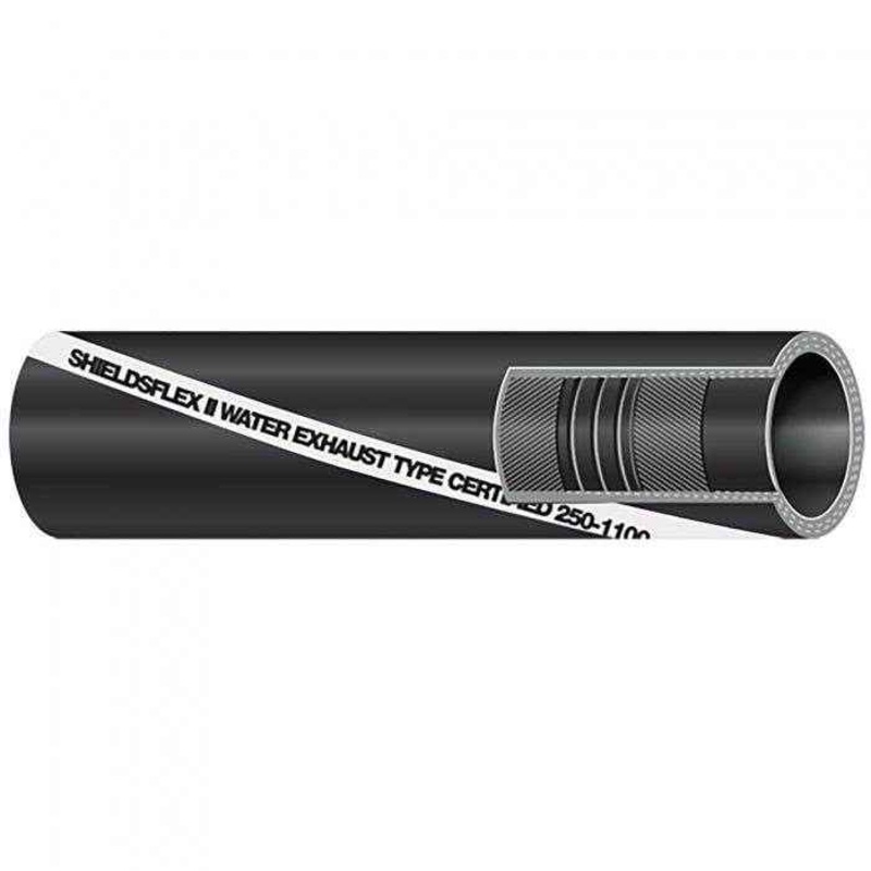 3 in. Hardwall Marine Exhaust Hose 12.5 ft. | Shields 116-250-3004
