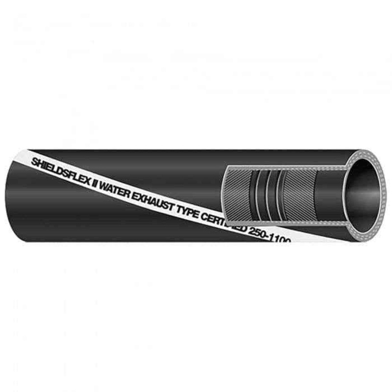 1 1/8 in. Hardwall Marine Exhaust/Water Hose Per Foot | SIERRA-116-250-1180-1