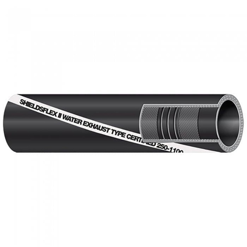 1 1/8" Shieldsflex Water-Exhaust Hose 50' | Sierra 116-250-1180