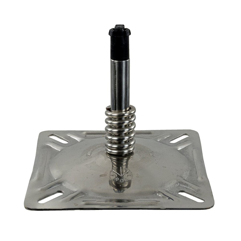 Springfield KingPin 7" x 7" Seat Mount w/Spring - Polished
