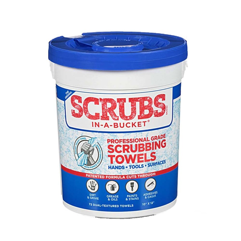 Permatex SCRUBS In-A-Bucket - 72-Piece
