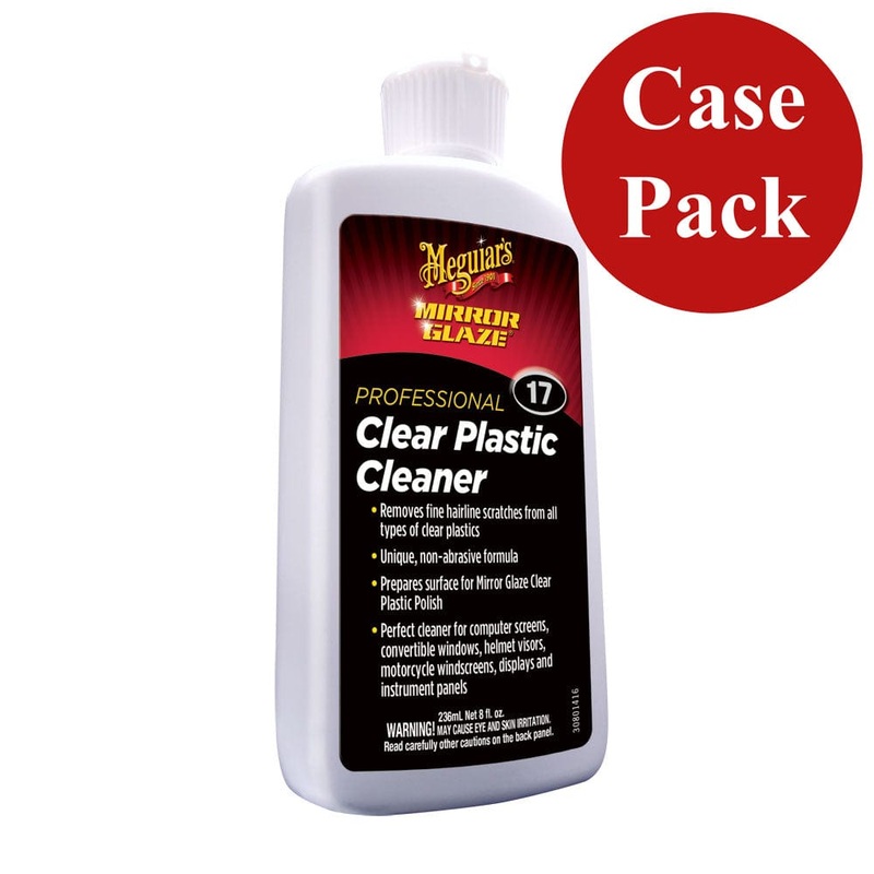 Meguiar's M17 Mirror Glaze Clear Plastic Cleaner - *Case of 6*