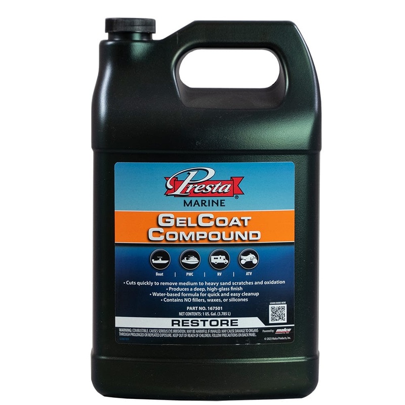 Presta Gel Coat Compound - 1-Gallon